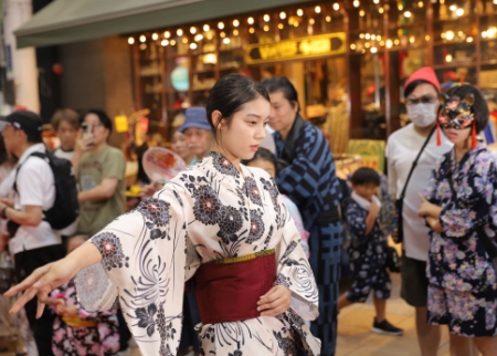 天文館六月灯ゆかた祭り　ゆかたファッションショー