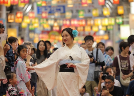 天文館六月灯ゆかた祭り　ゆかたファッションショー