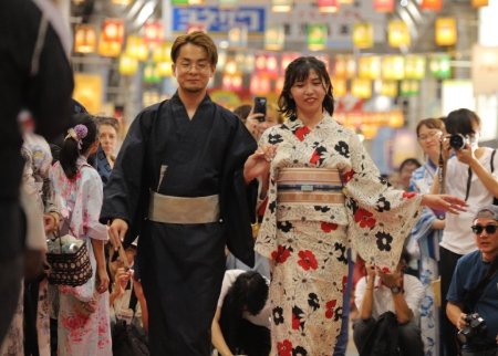 天文館六月灯ゆかた祭り　ゆかたファッションショー