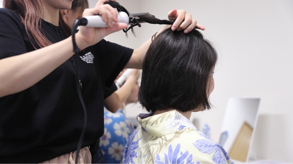 着付け＆ヘアアレンジ会場